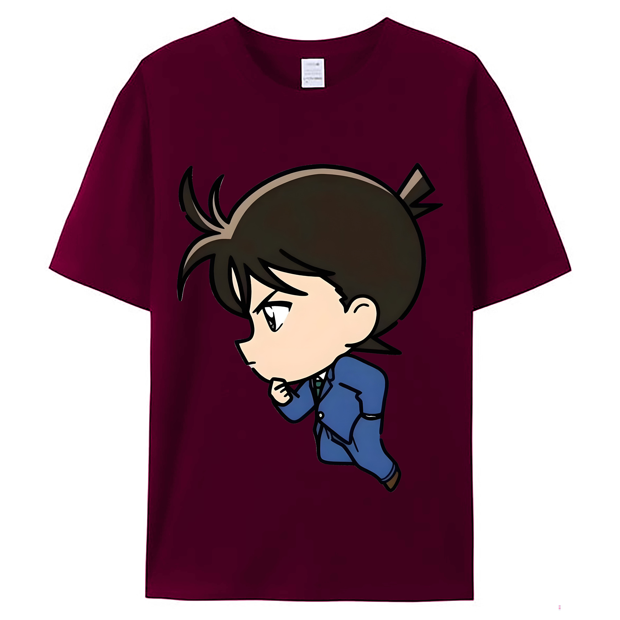 （画像用） 名探偵コナン 江戸川 コナン Detective Conan Conan Edogawa レディースカジュアルプリントTシャツ（綿100％）